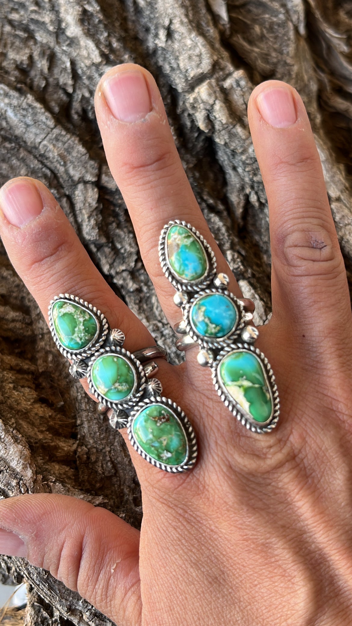 Sonoran mountain turquoise ring