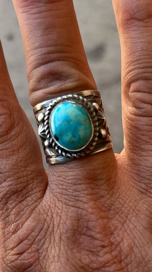 Kingman turquoise ring