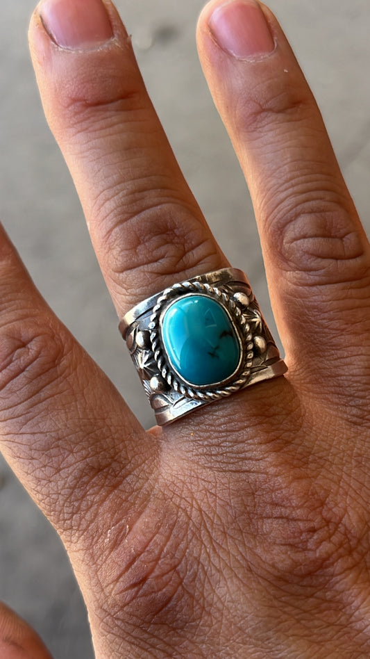 Kingman turquoise ring