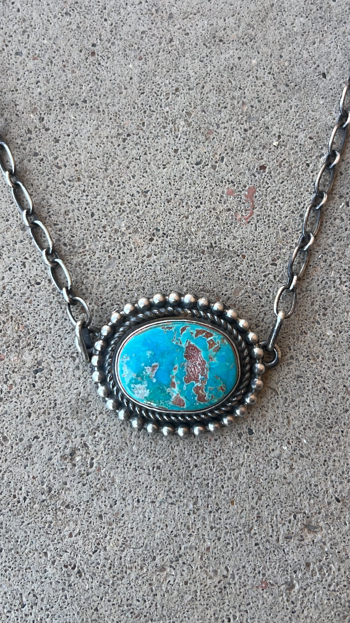 Royston turquoise choker necklace